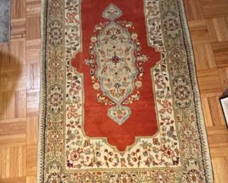 Hand-Knotted Tabriz Style Wool Area Rug