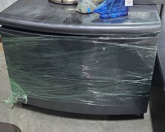 Contemporary Curved Front Nightstand