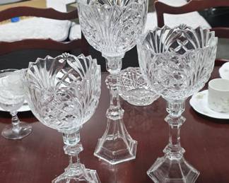 Waterford Crystal Lismore Tall Candlestick Set