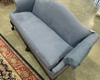 Chippendale Style Camelback Sofa Sug-5