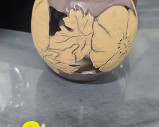 Van Briggle Pottery Poppy Votive
