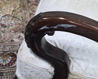 Louis XV Style Carved Armchair