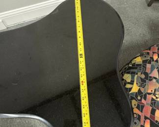 Postmodern Kidney-Shaped Stone Side Table Parbey4-26-6