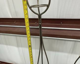 Set of 3 Tall Metal Floor Candlesticks Parbey4-26-9