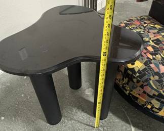 Postmodern Kidney-Shaped Stone Side Table Parbey4-26-6