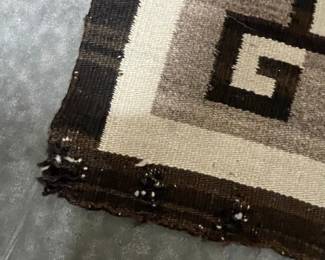 Vintage Navajo Two Grey Hills Rug