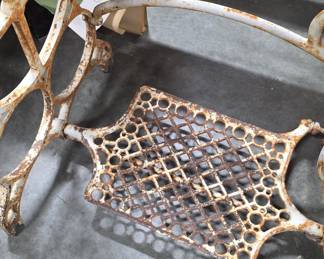 Vintage Cast Iron Singer Sewing Machine Treadle Base