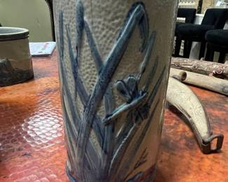 Old Sleepy Eye Stoneware Vase