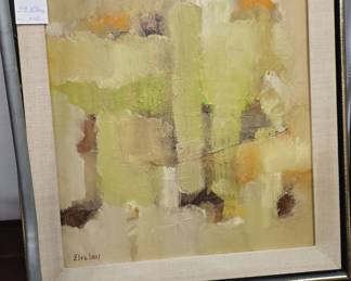 Elva Levy Abstract Oil Painting