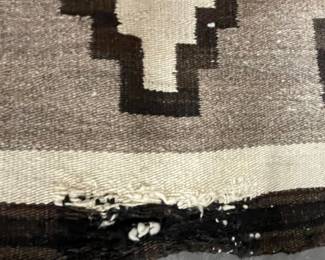 Vintage Navajo Two Grey Hills Rug