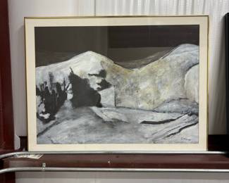 Elva Levy Abstract Nude Painting