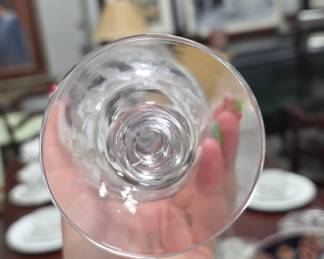 Fostoria Glass 'Meadow Rose' Etched Wine Glass
