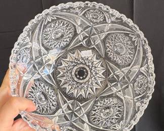 American Brilliant Cut Glass Bowl Riscam5-26-36