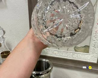 Yugoslavian 24% Lead Crystal Decanter and Cordial Set