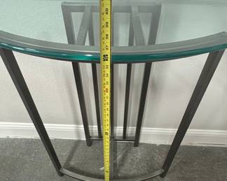 GENGLASS Violur Console Table with NOLVIS L Mirror