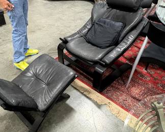 Kroken Lounge Chair and Ottoman by Åke Fribytter for Nelo Parbey4-26-7