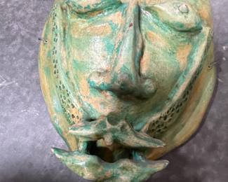 Studio Art Pottery Face Mask by S. Polo