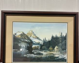 William Rushing "Winter" Landscape Print Riscam5-26-20