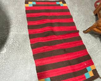 Hand-Woven Wool Kilim Runner