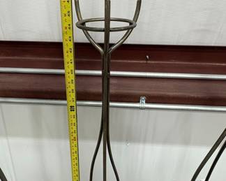 Set of 3 Tall Metal Floor Candlesticks Parbey4-26-9