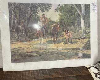 William Rushing Limited Edition Lithograph 'Seclusion'