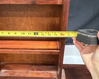 Mahogany Open Bookcase Burhou1-13