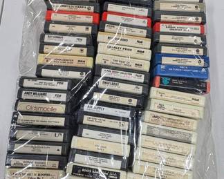 Bulk Lot of 8-Track Tapes Kelhou5-26-4
