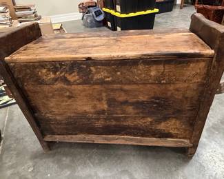 Antique Chinese Carved Camphor Wood Chest Burhou1-7