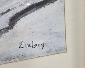 Elva Levy Abstract Landscape Painting