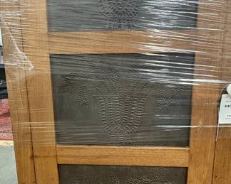 Antique Poplar Pie Safe with Punched Tin Panels JONI