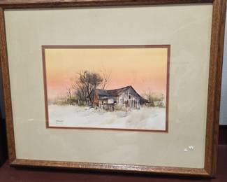 Becker A.W.S. Watercolor Landscape
