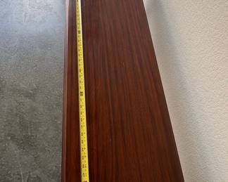 Vintage Mahogany Console Table with Cabriole Legs and Ball-and-Claw Feet Riscam5-26-14
