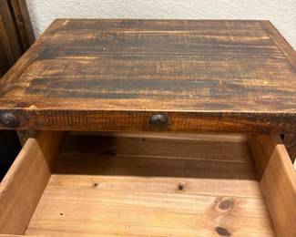 Rustic Lone Star Nightstand