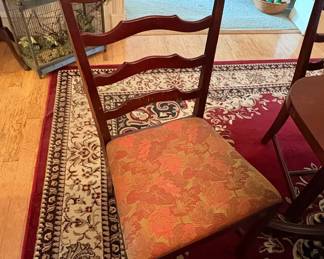 Duncan Phyfe Style Mahogany Dining Table and Chairs Set Riscam5-26-19