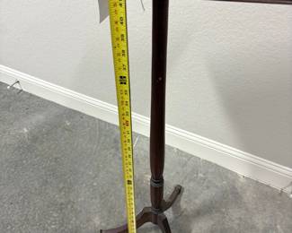 Antique Mahogany Reading Stand with Tripod Base and Claw Feet Riscam5-26-3