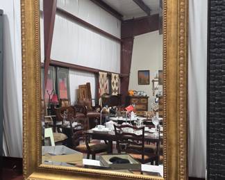 19th Century French Louis Philippe Giltwood Wall Mirror