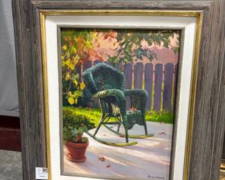 Original Painting "Porch" by Gene Carey Riscam5-26-2