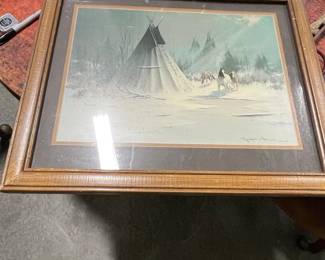 Robert Wagoner "Winter Camp" Print