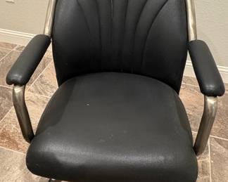 Octagonal Granite Table and Four Swivel Chairs Set Parbey4-26-13