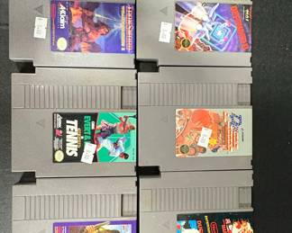 Nintendo Entertainment System (NES) with Controllers and Games Set Riscam5-26-209