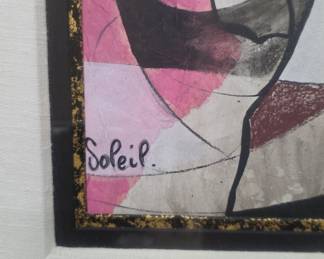 Soleil by Noël, Mixed Media Abstract Painting