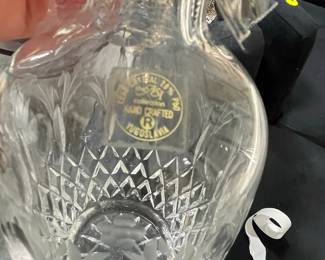 ASI Collection Yugoslavian Lead Crystal Decanter and Stemware Set