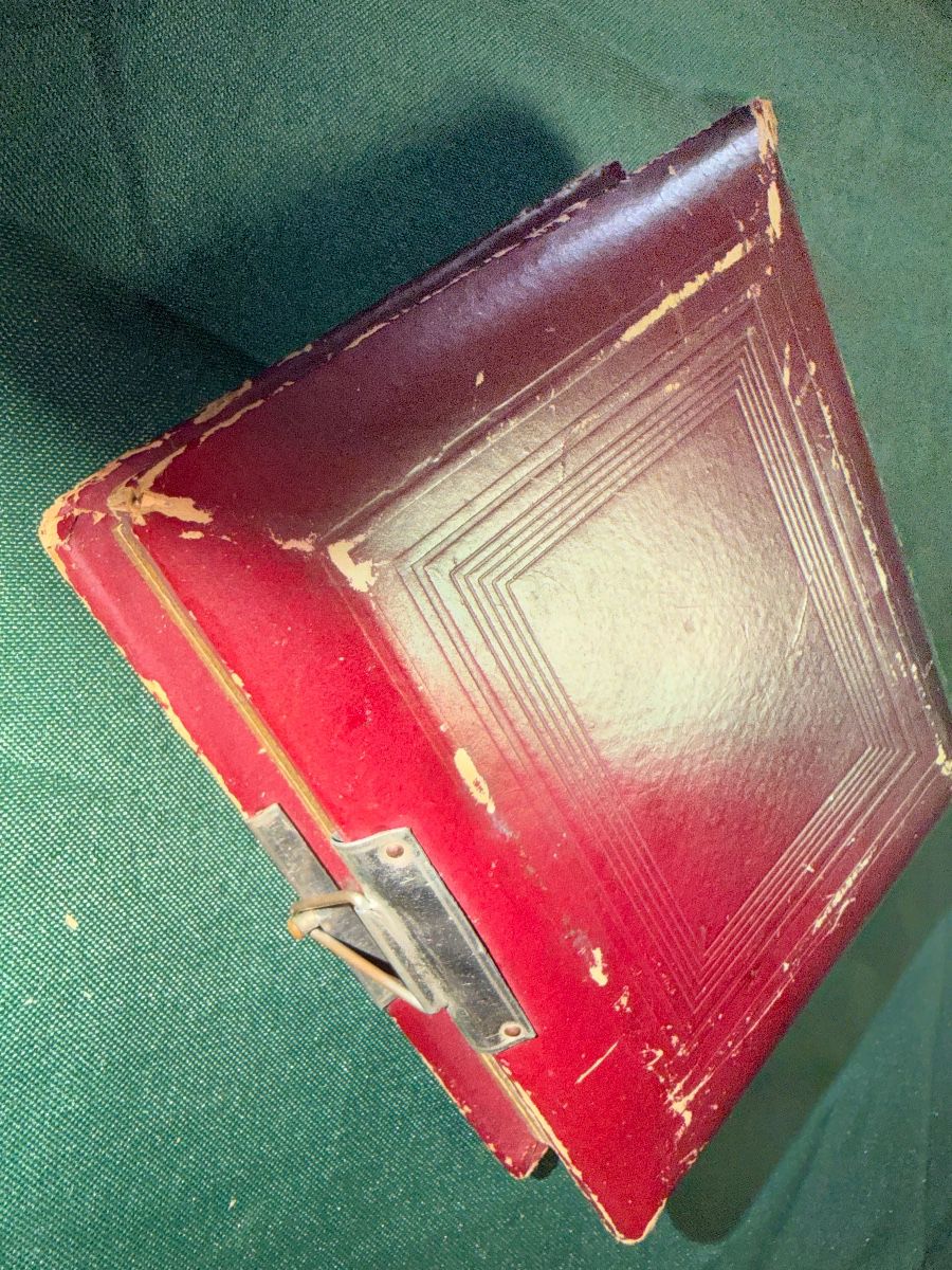 Antique Photo album filled with tin types
