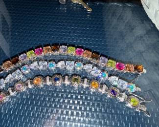 There is a nice selection of beautiful Jewelry including Rings, Bracelets, Necklaces, Earrings and more. Some Sterling Silver