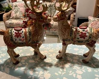 Fritz and Floyd Candle Handle Reindeer