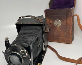 216 Vintage Voigtlnder Bergheil Folding Camera