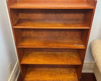 216 5Tier Maple Bookshelf