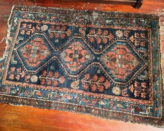 216 3 X 5 Vintage Hamadan Tribal Persian Scatter HandKnotted Wool Carpet Iran