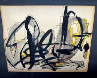 216 James Von Kohler Abstract Expressionism Original 