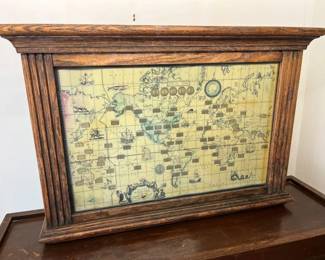 216 Howard Miller Vintage World Time Clock